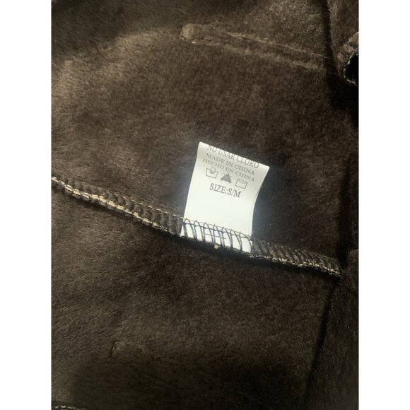 (E-195) worm leggings womens size M beige strech - Picture 4 of 6